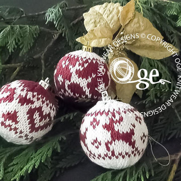 Nordic Inspired Christmas Baubles
