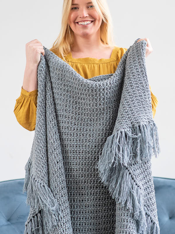 Berroco Amorie Blanket Crochet Pattern