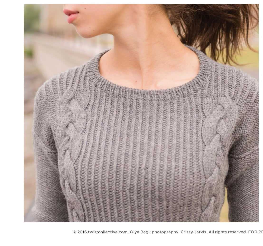 Twist Collective Byway Jumper Knitting Pattern