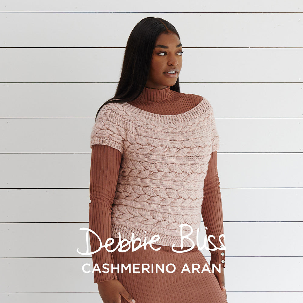 Debbie Bliss Sideways Cable Top Knitting Pattern