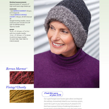Berroco Laberge Hat Knitting Pattern