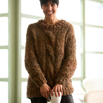 Cozy Textured Pullover Jumper Knitting Pattern