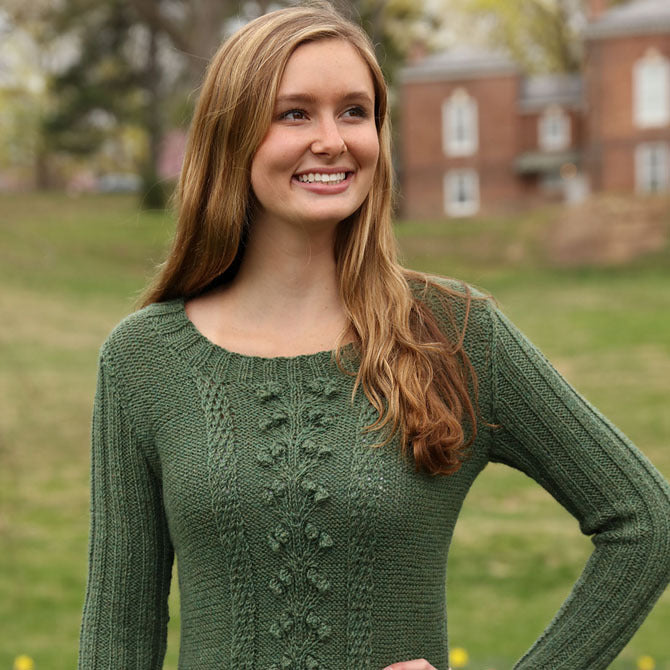 Plymouth Yarn Women's Tunic Jumper Knitting Pattern