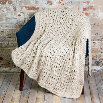 Tahki Yarns Fairview Blanket Knitting Pattern