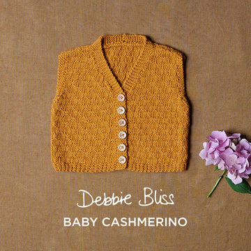 Debbie Bliss Super Simple Waistcoat in Baby Cashmerino PDF