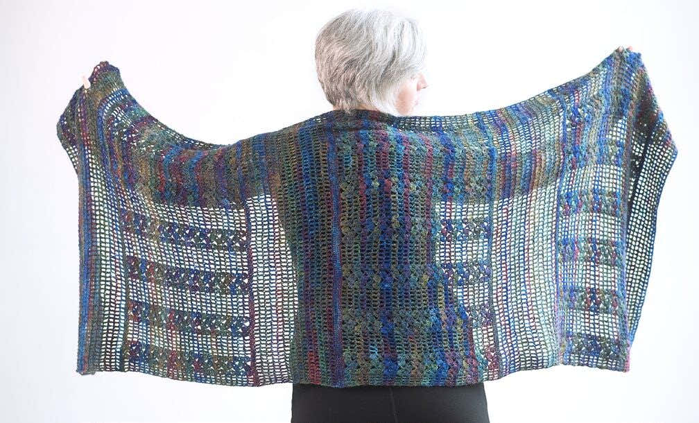 Eveleth Shawl Crochet Pattern