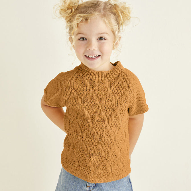 Sirdar Citrus Slice Tops Jumper Knitting Pattern