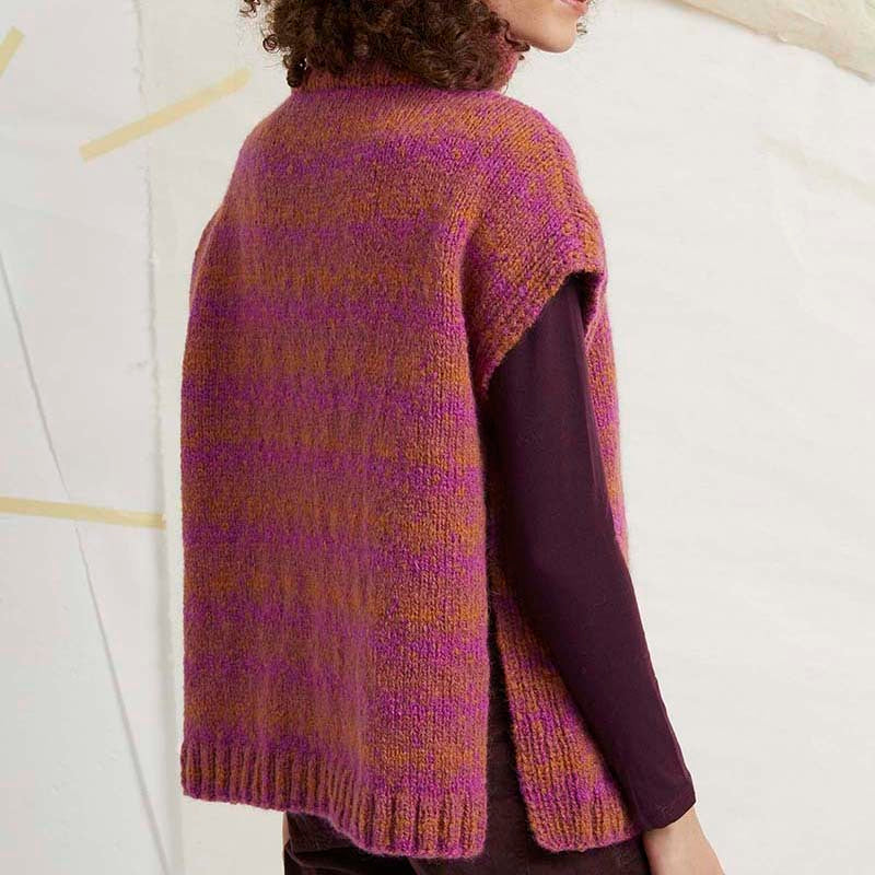 Lang PTO43-07 Poncho Cape Knitting Pattern