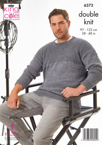 Sweaters in King Cole Merino Blend DK - 6373 - Leaflet