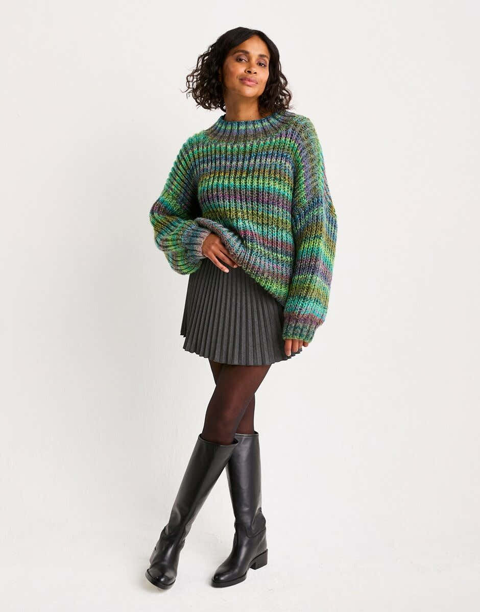Sirdar Semi-Precious Sweater Jumper Knitting Pattern