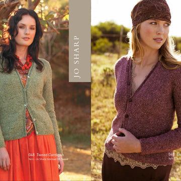 Jo Sharp Tweed Cardigan Knitting Pattern