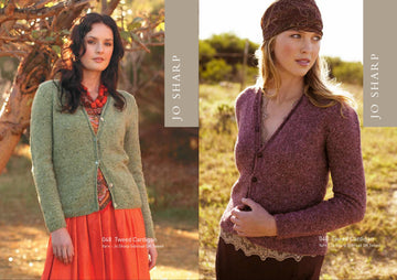 Jo Sharp Tweed Cardigan Knitting Pattern