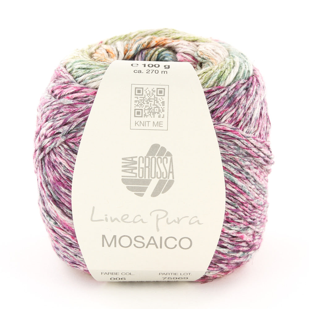 Lana Grossa Mosaico Yarn - Cotton Worsted