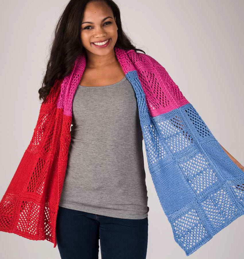 Stroll Through The Souk Stole in Juniper Moon Farm Findley DK