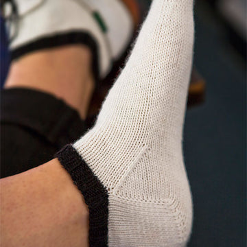 Footie Socks in Berroco Comfort Sock 3 Ply PDF (Free)