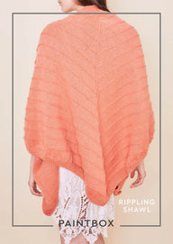 Paintbox Yarns Rippling Shawl Knitting Pattern