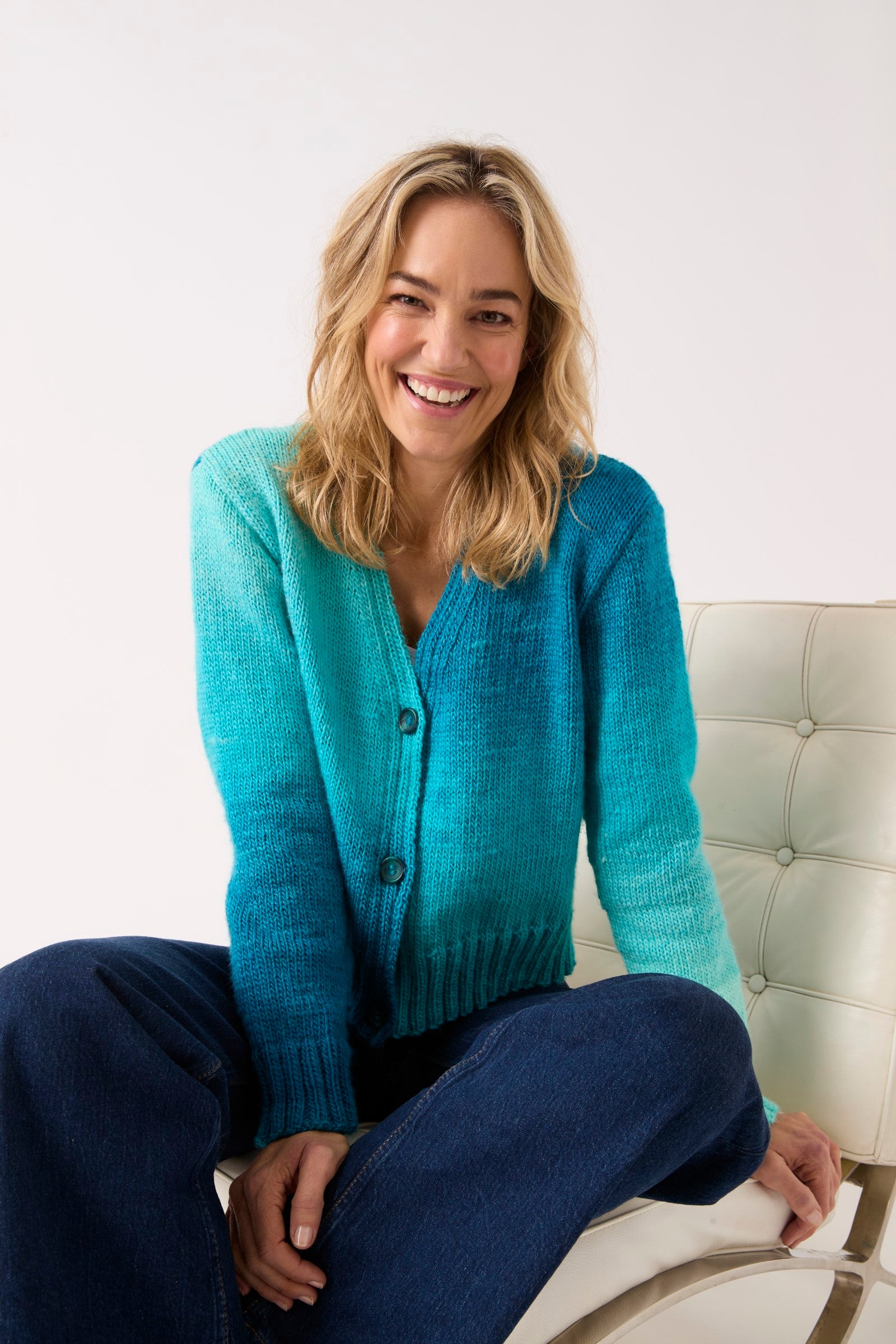 Sirdar V Nice V Neck Cardigan Knitting Pattern