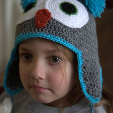 Crochet Owl Hat Pattern