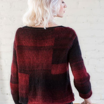 Garnet Star Pullover Top Knitting Pattern
