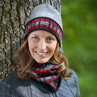 Valley Yarns Modern Lumberjack Plaid Hat Knitting Pattern