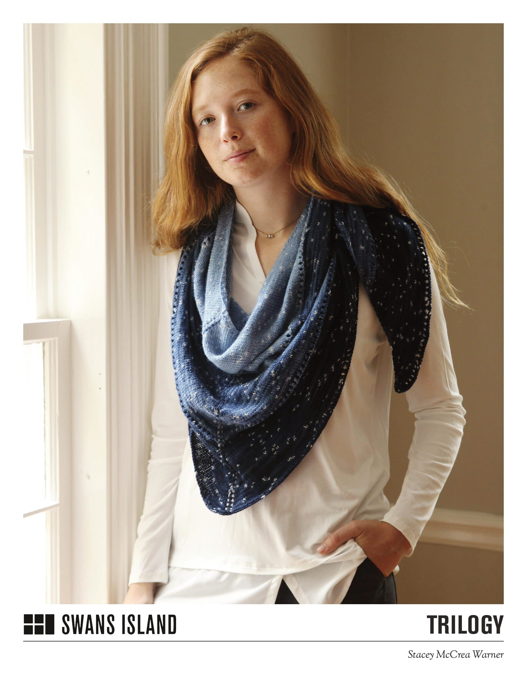 Swans Island Trilogy Wrap Knitting Pattern