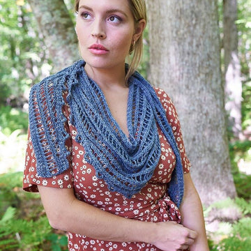 Keris Shawl Scarf Knitting Pattern