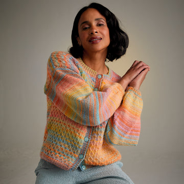 Sirdar Twilight Trellis Cardigan Knitting Pattern