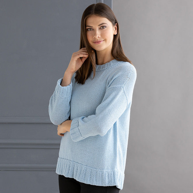 String Heather Pullover Jumper Knitting Pattern