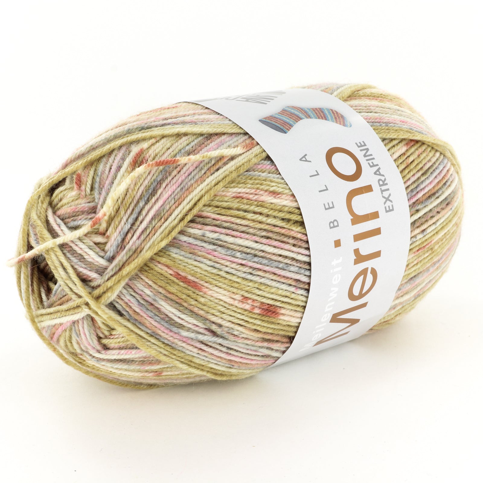Lana Grossa Meilenweit 100 Merino Extrafine Bella Yarn - Merino Wool 4 Ply