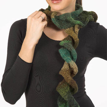 Ruffled Scarf Knitting Pattern
