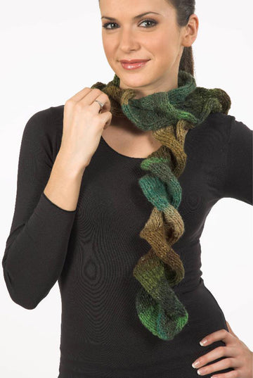 Ruffled Scarf Knitting Pattern