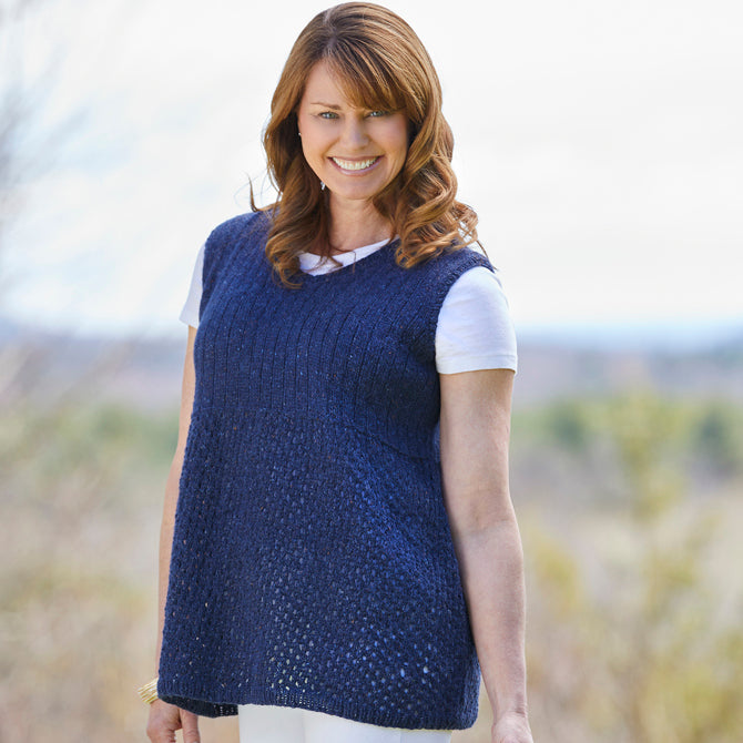 Valley Yarns Lido Vest Knitting Pattern