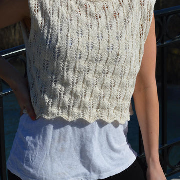 Cropped Lace Tee