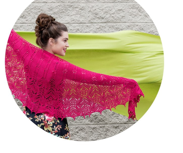 Twist Collective Gloxinia Wrap Knitting Pattern