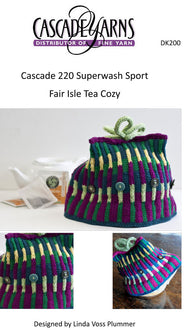 Fair Isle Tea Cozy Knitting Pattern