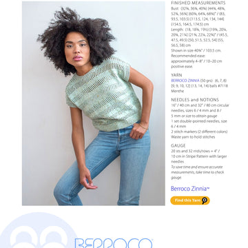Berroco Perrin Jumper Knitting Pattern