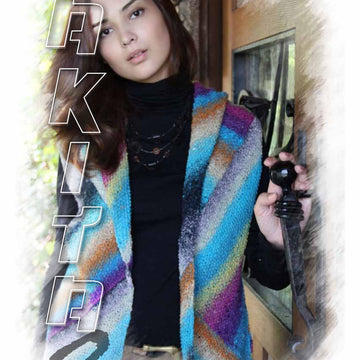 Noro Moss Stitch Waistcoat (Akita 2) Vest Knitting Pattern