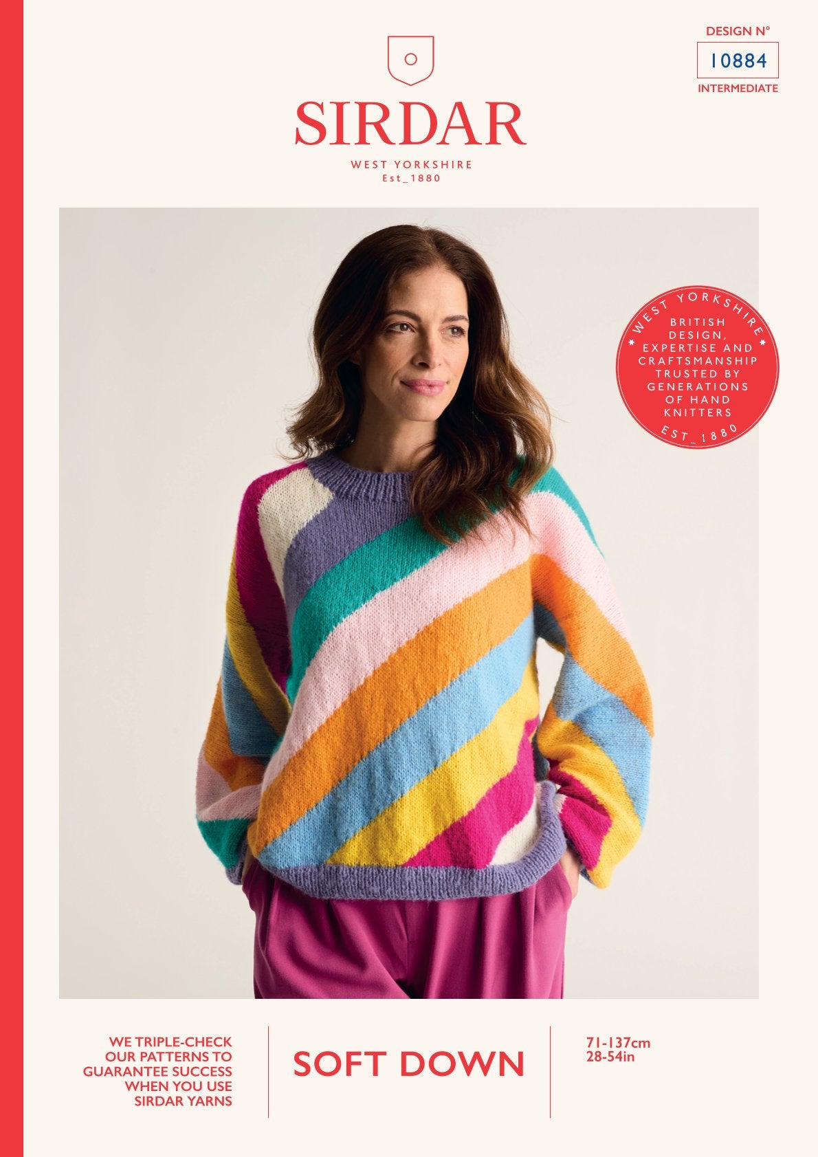 Soft Statement Sweater Jumper Knitting Pattern