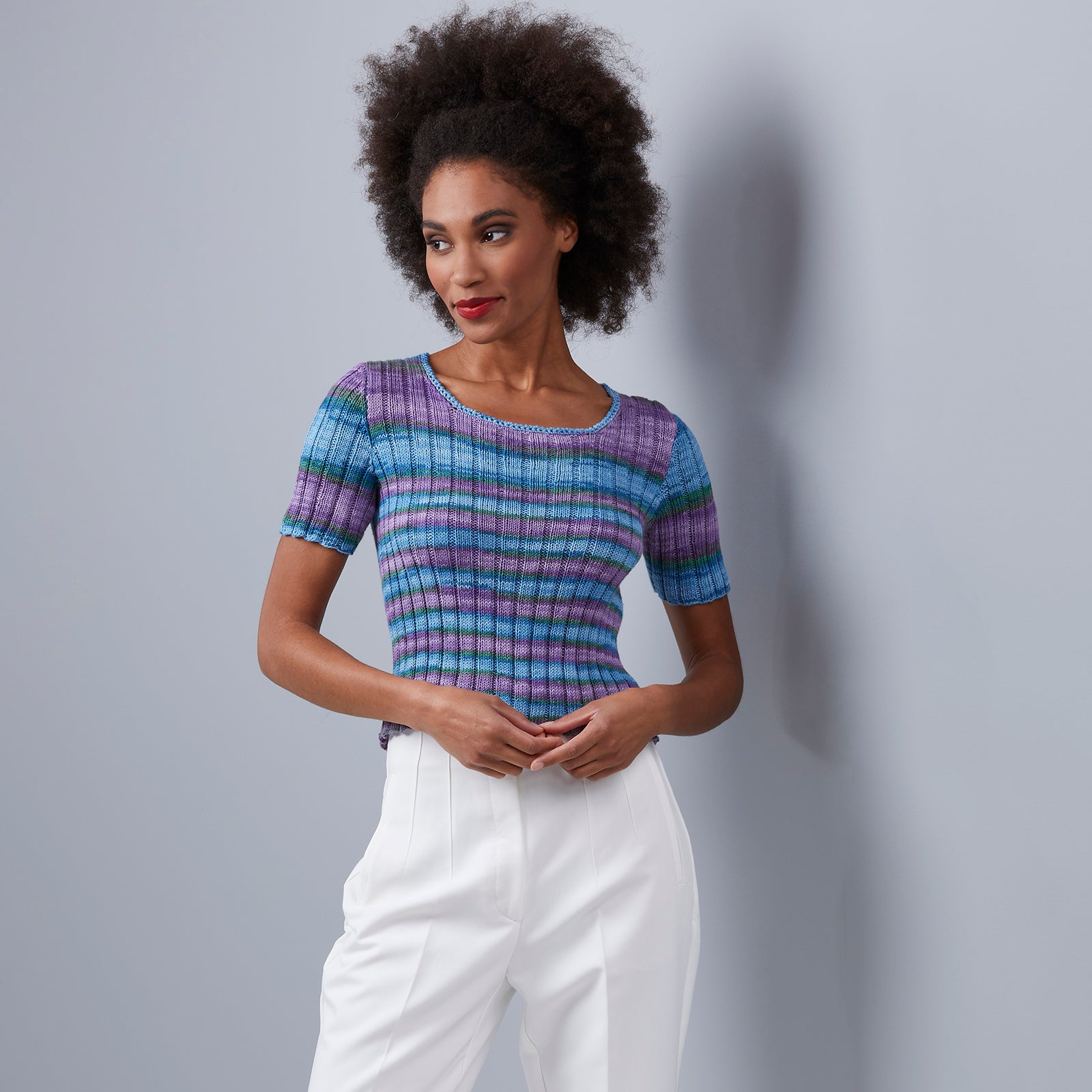 Sesia Sadie Tee Jumper Knitting Pattern
