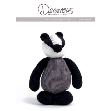 Deramores Woodland Creatures Barry the badger Knitting