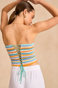 Sirdar Lace Me Up Tube Top Crochet Pattern