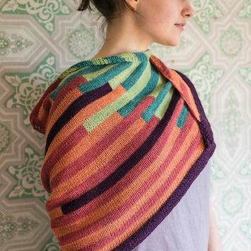 Teeter Totter Shawl Wrap Knitting Pattern