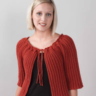 Valley Yarns Trumpet Flower Cardigan Knitting Pattern