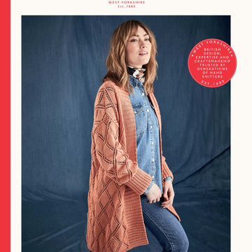 Sirdar 10212 Diamond Trellis Cardigan PDF