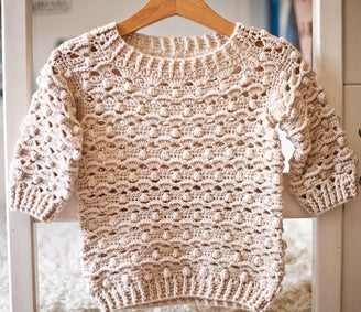 Waves and Bobbles Sweater