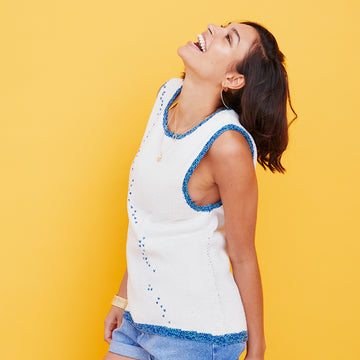 Paintbox Yarns Tourmaline Tank Knitting Pattern