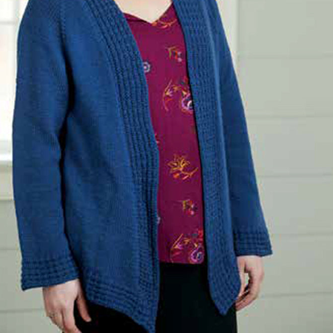 Valley Yarns 40th Anniversary Windchill Cardigan Knitting Pattern