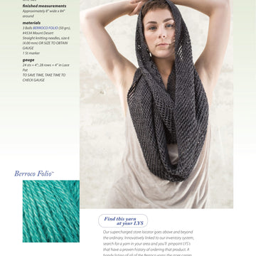 Berroco Kurama Cowl Knitting Pattern
