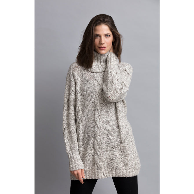 String Marilyn Oversized Turtleneck Jumper Knitting Pattern