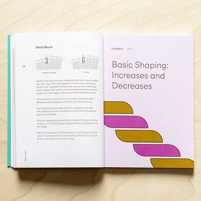 Modern Daily Knitting Skill Set: Beginning Knitting Pattern